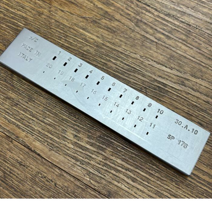 Drawplate, Rectangle, 20 Holes, 3.00 - 1.00mm
