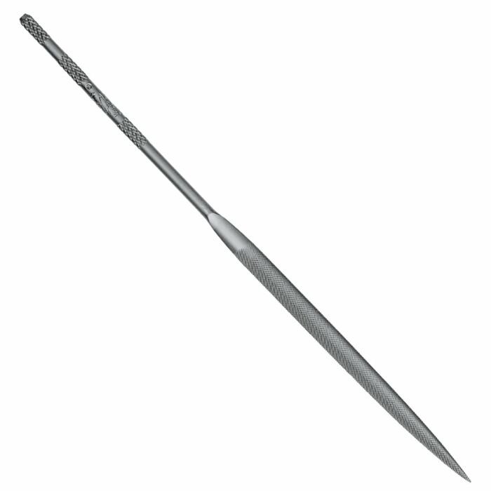 VALLORBE HALF ROUND NEEDLE FILE, CUT 6, 160MM