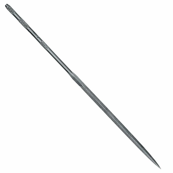 VALLORBE 3-SQUARE NEEDLE FILE, CUT 4, 160MM,  TOOLSFN615