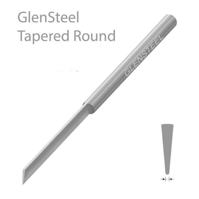GRS GLENSTEEL TAPERED ROUND GRAVER, NO.12, 1.2MM, TOOLSGSR12