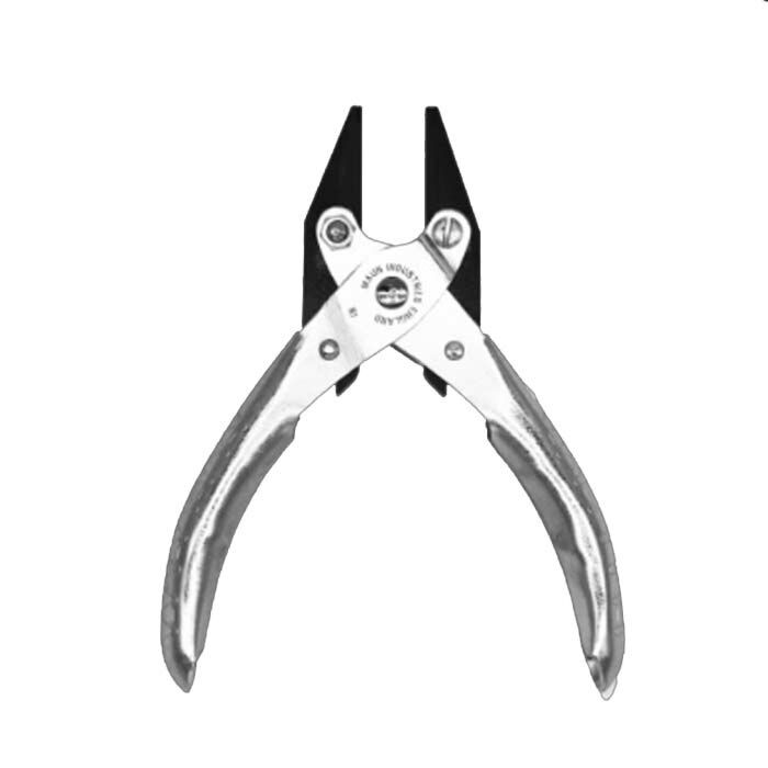 Maun 2 Step Smooth Jaw Flat Nose Pliers with rounded edges, 125.00mm