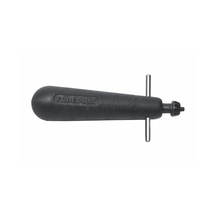 FOREDOM CHUCK KEY IN PLASTIC MOLDED HANDLE