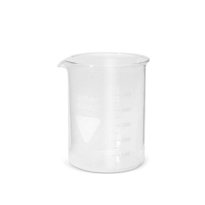 JENTNER GLASS BEAKER, 600ML