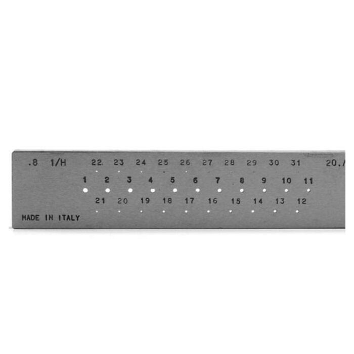 Drawplate, Round, 31 Holes, 2.00mm to Filigree Wire