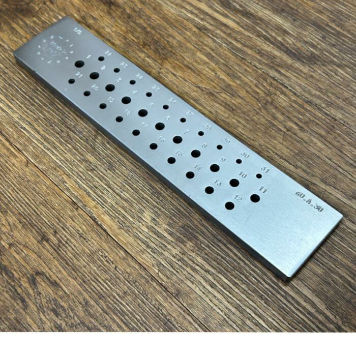 Drawplate, Round, 31 Holes, 6.00 - 3.00mm