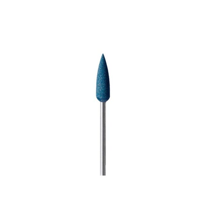 EVEFLEX RUBBER ABRASIVE, MOUNTED, 506 FLAME, BLUE, EXTRA-COARSE