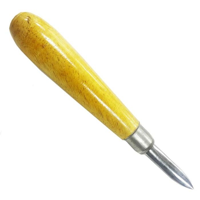 CURVED BURNISHER WITH HANDLE