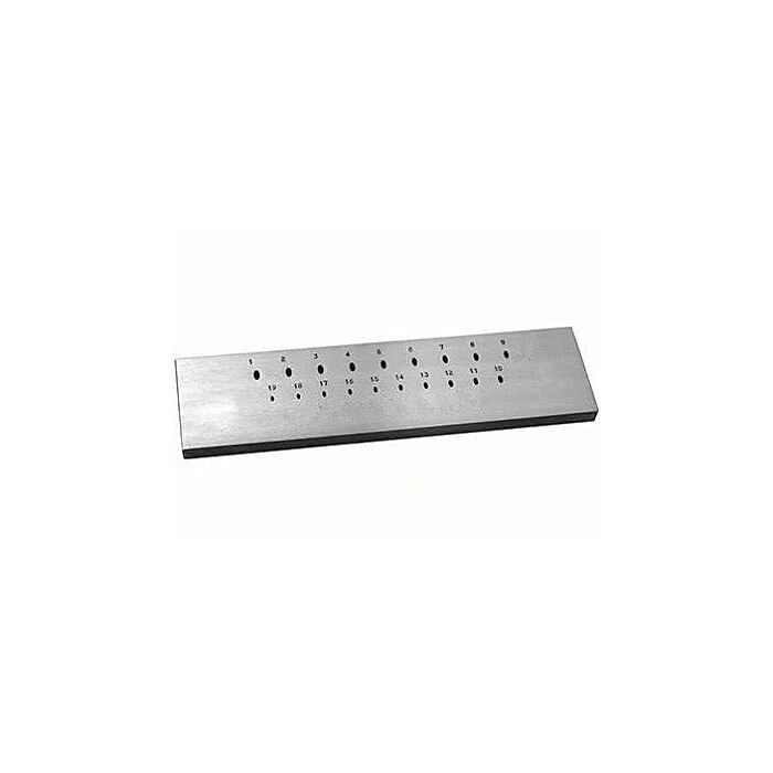 Tear Drop Draw Plate with 20 Holes