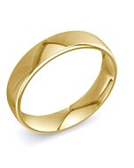 Modern Court 18ct Yellow Gold Wedding Rings