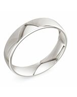 Modern Court Sterling Silver Wedding Rings