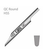 GRS QC HSS ROUND GRAVER, NO.18, 1.8MM,  TOOLS182GR