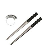 Durston PrecisionFit™ Ring Sizing Set - Steel & Aluminium Ring Mandrels with 32 Ring Set (UK Sizes A-Z)
