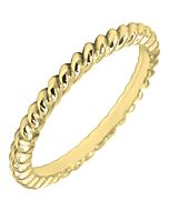 Wedding Ring 2mm Rope Design precious metal ring
