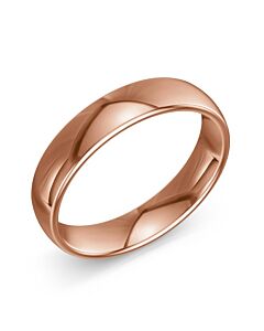 Oval 9ct Red Gold Wedding Rings