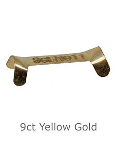 Ring Clip 4mm, 9ct Yellow Gold