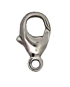 18ct White Gold 13mm Carabiner catch
