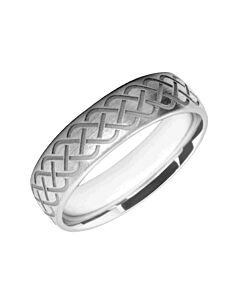 6mm Wedding Ring W7510 | Gents Pattern - Laser Engraving Wedding Ring