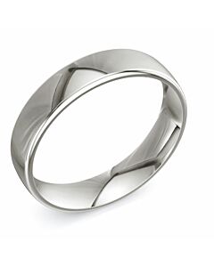 Modern Court 9ct White Gold Wedding Rings