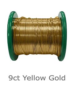 Easy solder wire 0.38mm 9ct Yellow gold 