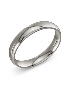 Court 9ct White Gold Wedding Rings