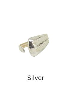 SILVER PENDANT FLUTED BAIL 6.7MM