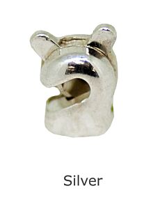 Silver revolver safety catch brooch ball roller joint 4.70 x 3.00mm