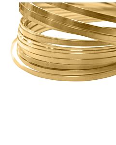 18CT YELLOW GOLD BEZEL STRIP WIRE 5.0MM X 0.30MM