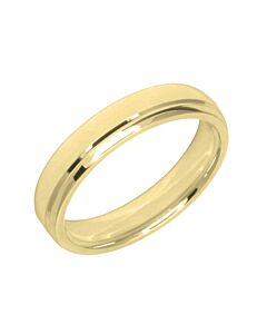 Wedding Ring Diamond CUT 8 Off set U grooved & Polish finish