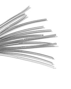 9ct White Gold Hallmarked Shank 2.0mm x 1.3mm