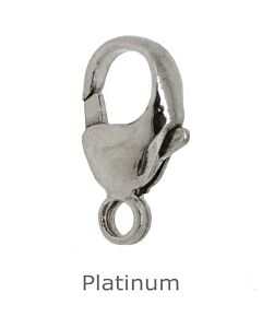 Platinum Carabiner Jewellery Clasp 9mm