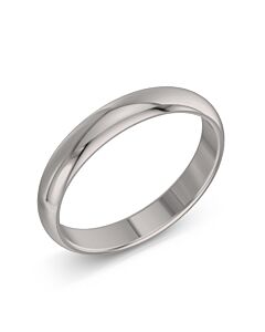 D Shape Platinum Wedding Rings