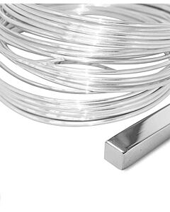 9ct White Gold Square Wire bullion for jewellery making