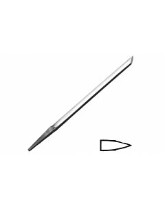 VALLORBE ONGLETTE GRAVER, NO 0, 1.58MM,  TOOLSGR034