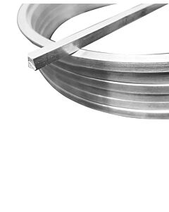 Silver Square Wire 3mm AgAIN Silver recycled from medical X-Ray film