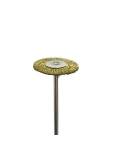 BRASS WIRE BRUSH PENDANT WHEEL 21MM