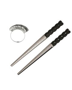 Durston PrecisionFit™ Ring Sizing Set - Steel & Aluminium Ring Mandrels with 32 Ring Set (UK Sizes A-Z)