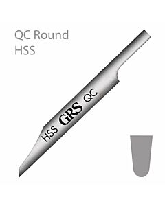 GRS QC HSS ROUND GRAVER, NO.12, 1.2MM,  TOOLSGR122
