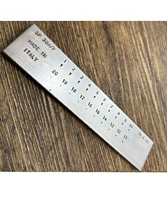 Drawplate, Knife Shaped, 20 Holes, 3.00mm to 1.00mm