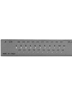 Drawplate, Round, 31 Holes, 2.00mm to Filigree Wire