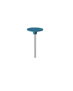 EVEFLEX RUBBER ABRASIVE, MOUNTED, 509 WHEEL, BLUE, EXTRA-COARSE