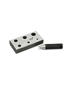 Wheatsheaf Collet Block and Punch, 17°, 6 Hole