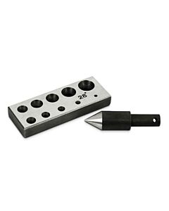 Wheatsheaf Collet Block and Punch, 28°, 10 hole