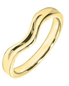 Wedding Ring 2.75mm Shaped precious metal ring | W581