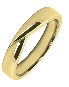 Wedding Ring 3mm Shaped precious metal ring