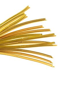 18ct Yellow Gold Hallmarked Shank 2.6mm x 1.8mm