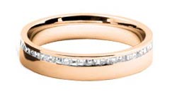 Diamond Set wedding rings
